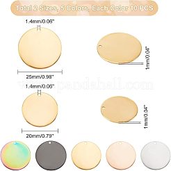 20 Stück 10 Stil Ionenbeschichtung (IP) 304 Edelstahl Charms&nbsp;STAS-UN0032-07