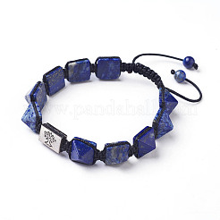 Bracelets de perles tressées en pierre naturelle et synthétique&nbsp;BJEW-I273-J