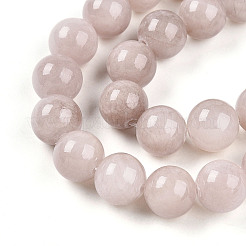 Natur gefärbt gelbe Jade Edelstein-Korn-Stränge&nbsp;G-R271-10mm-YXS06