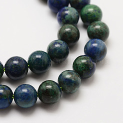 Natürliche Chrysokolla und Lapislazuli Perlen&nbsp;G-P281-03-6mm
