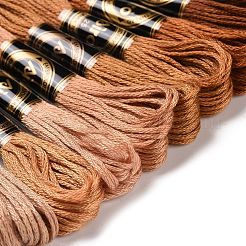 8 Knäuel 8 Farben 6-lagiges Polyester-Stickgarn&nbsp;OCOR-M009-01A-02