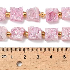 Galvani natürliche druzy Achat Perlen Stränge&nbsp;G-G289-01C