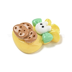 Deko-Cabochons aus undurchsichtigem Harz mit Weihnachtsmotiv&nbsp;CRES-B022-05B