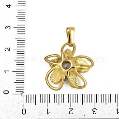 304 Edelstahl-Emaille-Anhänger&nbsp;STAS-C139-03D-G