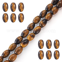1 Strang natürliche Tigerauge Perlenstränge&nbsp;G-TA0003-16