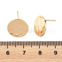 Componenti per orecchini a perno in ottone Shegrace&nbsp;XGRQ64127-864G