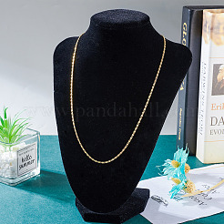 Collar de cadena de caja de latón&nbsp;NJEW-TA0001-16