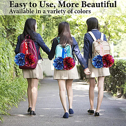 Stoff-Pom-Pom-Halter für Cheer-Rucksack&nbsp;AJEW-WH20042-69C