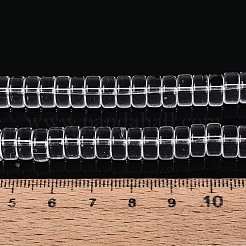 Fili di perline do vetro trasparente&nbsp;GLAA-N026-4x8mm-T06