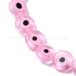 Hechos a mano de mal de ojo lampwork perlas hebras&nbsp;LAMP-G164-10C-06