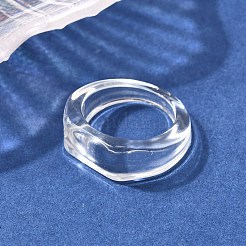 Colla acrilica trasparente per bambini su base ad anello&nbsp;LS-RJEW-P154-01A-02