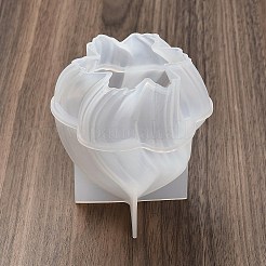 Moules en silicone pour bougies en forme de larme torsadée&nbsp;DIY-G113-06B