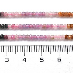 Farbverlauf natürliche bunte Turmalin Perlen Stränge&nbsp;G-P556-A02-01