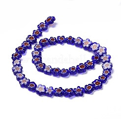 Millefiori a mano fili di perline di vetro&nbsp;X-LAMP-J035-10mm-50