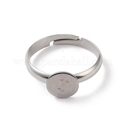 Anlaufgeschützte Padringfassungen aus Edelstahl 304&nbsp;STAS-K278-11B-P