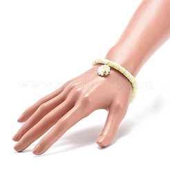 Braccialetti con ciondoli elasticizzati smaltati in lega a tema insetto 4 pz 4 stili&nbsp;BJEW-JB08763