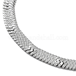 Collares de cadena de espiga de acero inoxidable 304 que no se deslustran&nbsp;NJEW-P282-06P