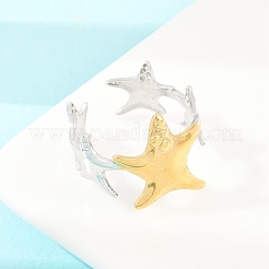 Offene Manschettenringe aus Edelstahl 304&nbsp;RJEW-Z138-01GP-02