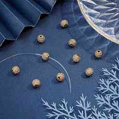 Perle di zirconia cubica in ottone placcato in cremagliera da 10 pz&nbsp;ZIRC-SC0001-11
