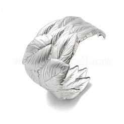 Brazaletes de acero inoxidable 304 para mujer&nbsp;BJEW-Z096-03P