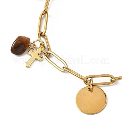 Bracelets à breloques en acier inoxydable 304&nbsp;BJEW-JB12821
