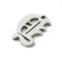 Pendentifs en acier inoxydable 201 anti-ternissement&nbsp;STAS-B055-01P-Y