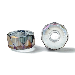 Perle di vetro placcato trasparente&nbsp;GLAA-K064-10A-FR01