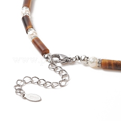 Natürliche Tigerauge-&nbsp;NJEW-JN04209-03