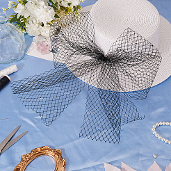 Polyester-Organza-Schleier mit großem Augennetz&nbsp;DIY-WH0453-61A
