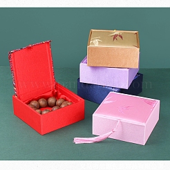 Box aus Bambusblattbrokat und Satin im chinesischen Stil&nbsp;PW-WG65017-16
