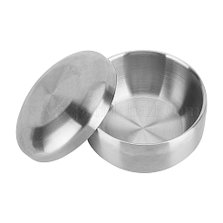 Edelstahlschale mit Deckel&nbsp;STAS-WH0018-02