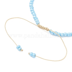 Braccialetto con ciondolo malocchio smaltato in ottone&nbsp;BJEW-JB09617