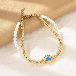 Messing mehradrige Armbänder&nbsp;BJEW-M056-09G