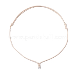 Verstellbare koreanische Halskette aus gewachstem Polyester&nbsp;AJEW-JB01310-02