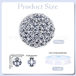200pcs Acrylperlen&nbsp;OACR-PA0001-66B