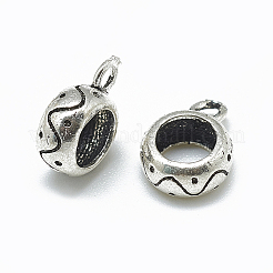 Thailändisch 925 RöhrenKlaue aus Sterlingsilber&nbsp;X-STER-T002-17AS