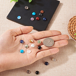 20 pz cabochon di pietre preziose miste naturali e sintetiche&nbsp;G-TA0002-76C