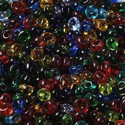 Perline di vetro di colori trasparenti&nbsp;SEED-P006-02A-03