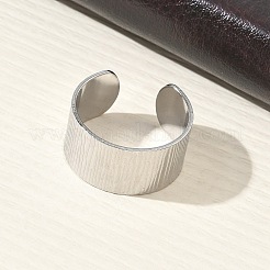 Offene Manschettenringe aus Edelstahl 304&nbsp;RJEW-D357-02P