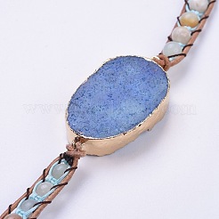 Lederarmbänder mit fünf Schlaufen&nbsp;BJEW-F395-A