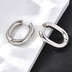 Boucles d'oreilles créoles en acier inoxydable 201&nbsp;EJEW-Q026-12P-A