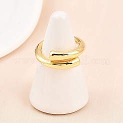 Manschettenringe aus Messing für Damen&nbsp;RJEW-Z113-15G