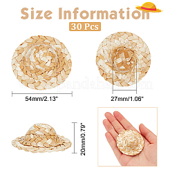 Puppe Strohhut&nbsp;DIY-GL0003-99