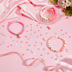 DIY-Sets zur Herstellung von Armbändern mit Acrylperlen und Bewusstseinsbandanhängern&nbsp;DIY-PH0029-16