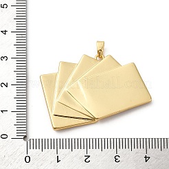 Anhänger aus Messing mit Mikropavé aus Zirkonia und Emaille&nbsp;KK-Q098-17G-A