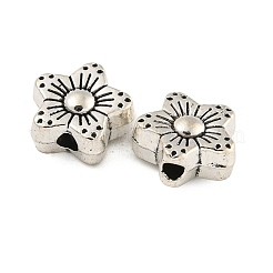 Legierungs Blumen tibetischen Stil Perlen&nbsp;TIBEB-Q060-016-LF
