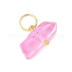 Pendenti con neggets in cristallo di quarzo naturale tinto&nbsp;PALLOY-JF04581-02