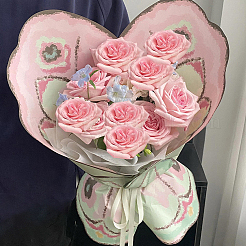 Blumen-Geschenkpapier&nbsp;AJEW-WH20011-42C