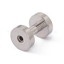 Calibri per tappi per le orecchie in acciaio inossidabile 304 anti-ossidazione&nbsp;EJEW-G317-01C-P