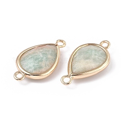 Natürliche Amazonite Verbinder Anschlüsse&nbsp;G-L514-015E